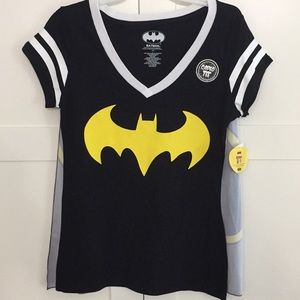 NWT Batman Tee- Cape attached